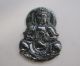 Chinese Hetian Black Green Jade Carved Guanyin Pendant Nr Other photo 2