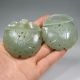 A Pair Hand Carved Chinese Hetian Jade Butterfly Belt Buckles Other photo 4