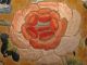 Antique Chinese Silk Embroidered Panel Flowers Embroidery Satin Stitch Robes & Textiles photo 2