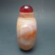 Chinese Agate Hand - Carved Snuff Bottle Nr/xb2102 Snuff Bottles photo 1