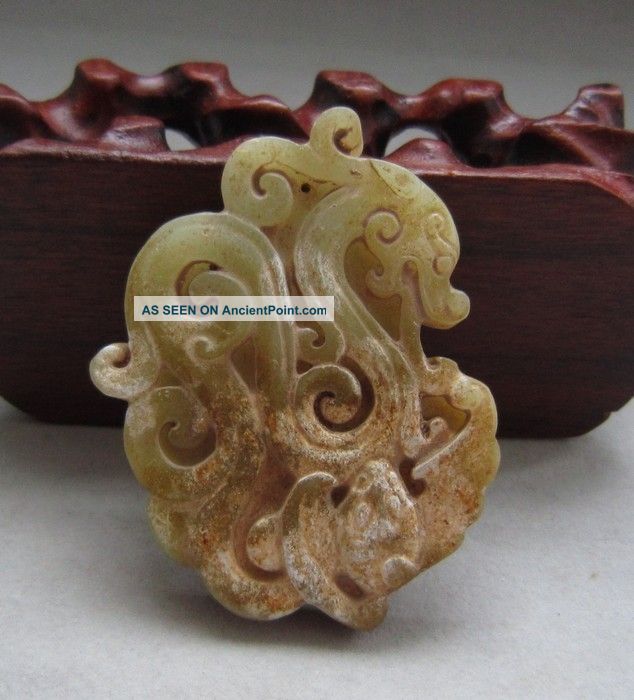 Old Ancient Chinese General Token Jade Pendant Necklaces & Pendants photo