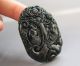 Chinese Hetian Black Green Jade Carved Fish Pendant Nr Other photo 1