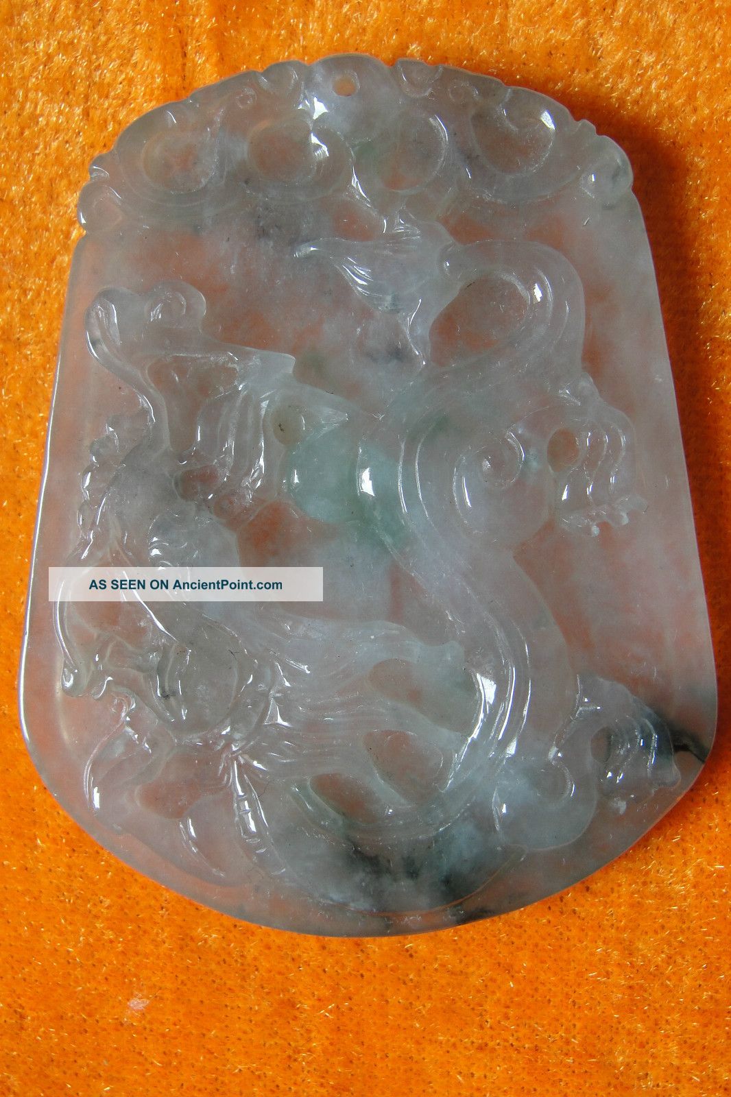Chinese 100% Natural A Jadeite / Jade Pendant / Ice Kinds Dragon Brand Necklaces & Pendants photo