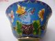 Cloisonne Bowl,  Perfect Design, ,  Blue Snuff Bottles photo 2