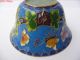 Cloisonne Bowl,  Perfect Design, ,  Blue Snuff Bottles photo 3