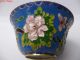 Cloisonne Bowl,  Perfect Design, ,  Blue Snuff Bottles photo 4