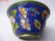 Cloisonne Bowl,  Perfect Design, ,  Blue 2 Snuff Bottles photo 1