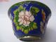 Cloisonne Bowl,  Perfect Design, ,  Blue 2 Snuff Bottles photo 2