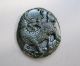 Chinese Hetian Black Green Jade Carved Qilin Pendant Nr Other photo 2
