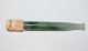 Antique Chinese Green Jadeite Jade With Ox Bone Dragon Head Cigarette Pipe Other photo 4