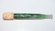 Antique Chinese Green Jadeite Jade With Ox Bone Dragon Head Cigarette Pipe Other photo 5