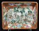 3 Examples Antique Hand Painted Japanese Kutani Porcelain Bowl Box Napkin Ring Boxes photo 2