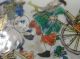 3 Examples Antique Hand Painted Japanese Kutani Porcelain Bowl Box Napkin Ring Boxes photo 6