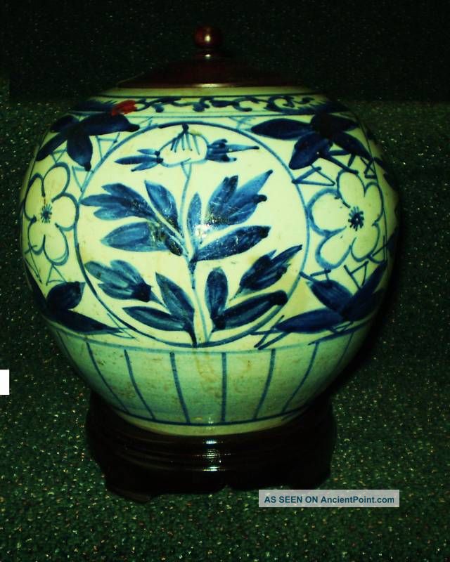 Hand - Painted Porcelain Jar From Ching Dynasty Vases photo