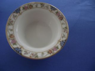 Authentic Noritake Magenta Small Porcelain Collectible Gold Painted Floral photo