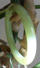 Peaceful Natural Celadon Green He Tian Jade Bracelet - Classic Cut - (b - 62) Bracelets photo 11