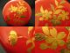 Japanese Antique Lacquer Wooden Tea Caddy Cherry Blossom Makie O - Natsume Tea Caddies photo 9