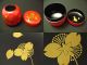 Japanese Antique Lacquer Wooden Tea Caddy Cherry Blossom Makie O - Natsume Tea Caddies photo 7