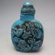 Chinese Turquoise Hand - Carved Snuff Bottle Nr/nc2004 Snuff Bottles photo 3