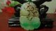 Prefect Chinese Antique Green Jade Pendant/lotus Leaf&fish/0099 Necklaces & Pendants photo 1