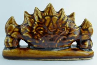 China Rare Collectibles Old Handwork Porcelain Dragon Brush Frame Statue +++++++ photo