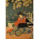 Antique Japanese Woodblock Print Toyokuni Iii Kabuki Scene Edo Period Japan Prints photo 2