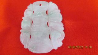 New Style White Hollow Chinese Jade Pendant/necklace Caved Design Handcrafted photo