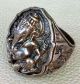 Holy Lord Ganesha Om Hindu Luck Wealth Rich Cool Thai Amulet Ring Amulets photo 1