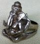Holy Lord Ganesha Om Hindu Luck Wealth Rich Cool Thai Amulet Ring Amulets photo 1