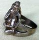 Holy Lord Ganesha Om Hindu Luck Wealth Rich Cool Thai Amulet Ring Amulets photo 2