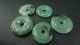 One Sall Chinese Jade Pendants / / Ping An Circle /5 Pieces Necklaces & Pendants photo 1