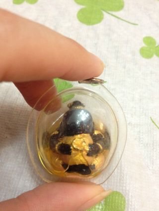 Gu Man Thong Thai Amulet 3 With Oil photo