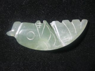 Antique Design Old Jade Pendant /fish Pendant photo