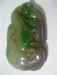 Antique Old Green Jadeite Pendant /ruyi &dragon Pendant Necklaces & Pendants photo 2