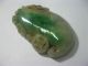 Antique Chinese Green Jadeite Pendant /coin& Hulu Pendant Necklaces & Pendants photo 2