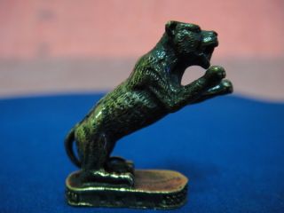 Powerful Tiger Honor Respect Attract Charm Thai Amulet photo