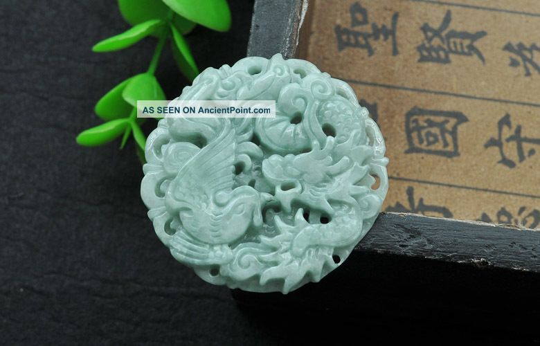 Nature Hisui Cargo A Dragon And Phoenix Pendant Necklaces & Pendants photo