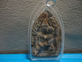 Phra Khun Paen Buddha Wealth Rich Lucky Charm Thai Amulet photo