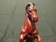 Fine Chinese Red Lacquer Tang Horse Statue Gorgeous & Stunning Best Of Luck Horses photo 7
