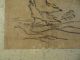 Antique Japanese Woodblock Print Illustration Chinese Sage Hand - Work 18th C.  Edo Prints photo 4