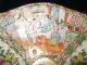 Rose Medallion Hand Painted Antique Chinese Standing Serving Platter Plates photo 1