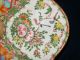 Rose Medallion Hand Painted Antique Chinese Standing Serving Platter Plates photo 4