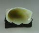 Fine Chinese Hetian Jade Carved Lotus Shaped Brush Pot Brush Pots photo 6
