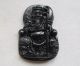Fine Chinese Carved Hetian Black Green Jade Guangong Pendant 0003 Other photo 2