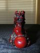 Chinese Red Lacquer Dragon Statue Gorgeous & Stunning Best Of Luck Dragons photo 5