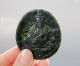 Chinese Hetian Black Green Jade Carved Guanyin Pendant Nr Other photo 1