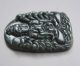 Chinese Hetian Black Green Jade Carved Guanyin Pendant Nr Other photo 3