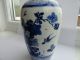Chinese 18thc Blue And White Porcelain Vase Porcelain photo 7
