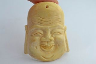 ❤ Orient Old Collectibles Handwork Delicate Carving Buddha Exorcism Pendant ❤ photo