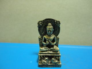 Holy Buddha Wealth Rich Lucky Charm Thai Amulet Pendant photo